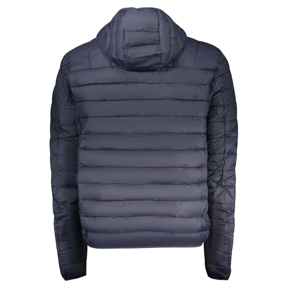 Cavalli Class Blue Polyester Shell Jacket