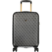 Guess Jeans Black Plastic Luggage And Travel