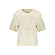 Desigual White Cotton Sweatshirt