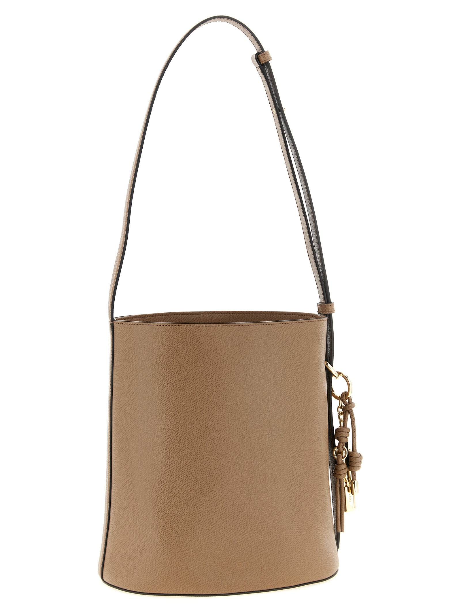 Furla Beige Calfskin Shoulder Bag for Women