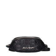 Karl Lagerfeld Black Leather Backpack