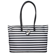 Karl Lagerfeld Black Fabric Shoulder Bag
