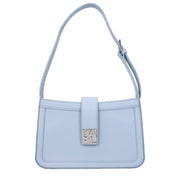 Karl Lagerfeld Light Blue Leather Shoulder Bag