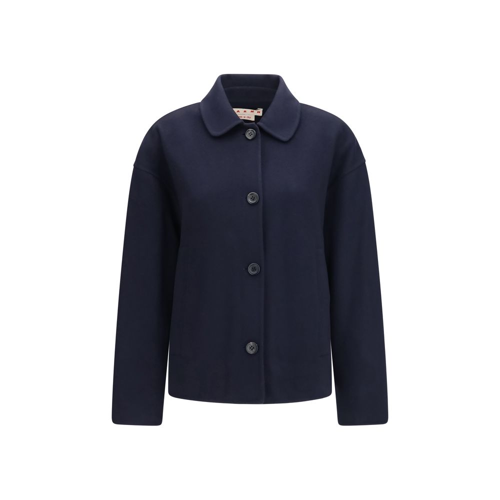 Marni Blue Wool Oves Aries Jacket for Women