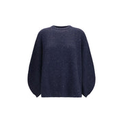 Fabiana Filippi Blue Wool Oves Aries Sweatshirt