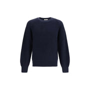 Piacenza Cashmere Blue Wool Oves Aries Sweatshirt