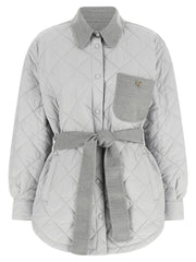 Fabiana Filippi Gray Polyester Shell Jacket