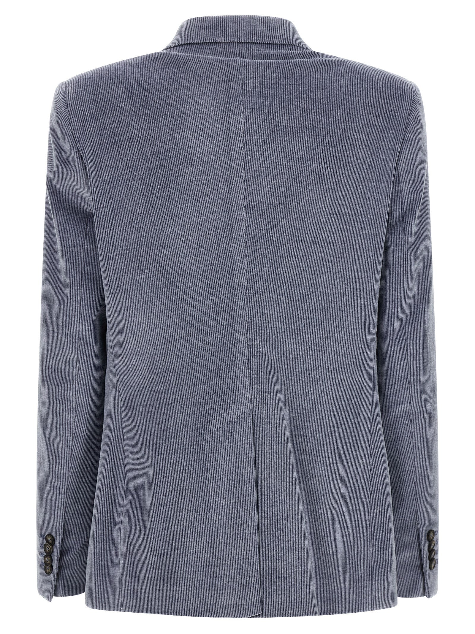 Tagliatore Blue Cotton Blazer for Women