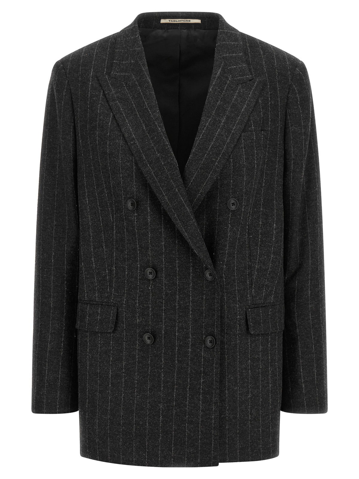 Tagliatore Gray Wool Blazer for Women
