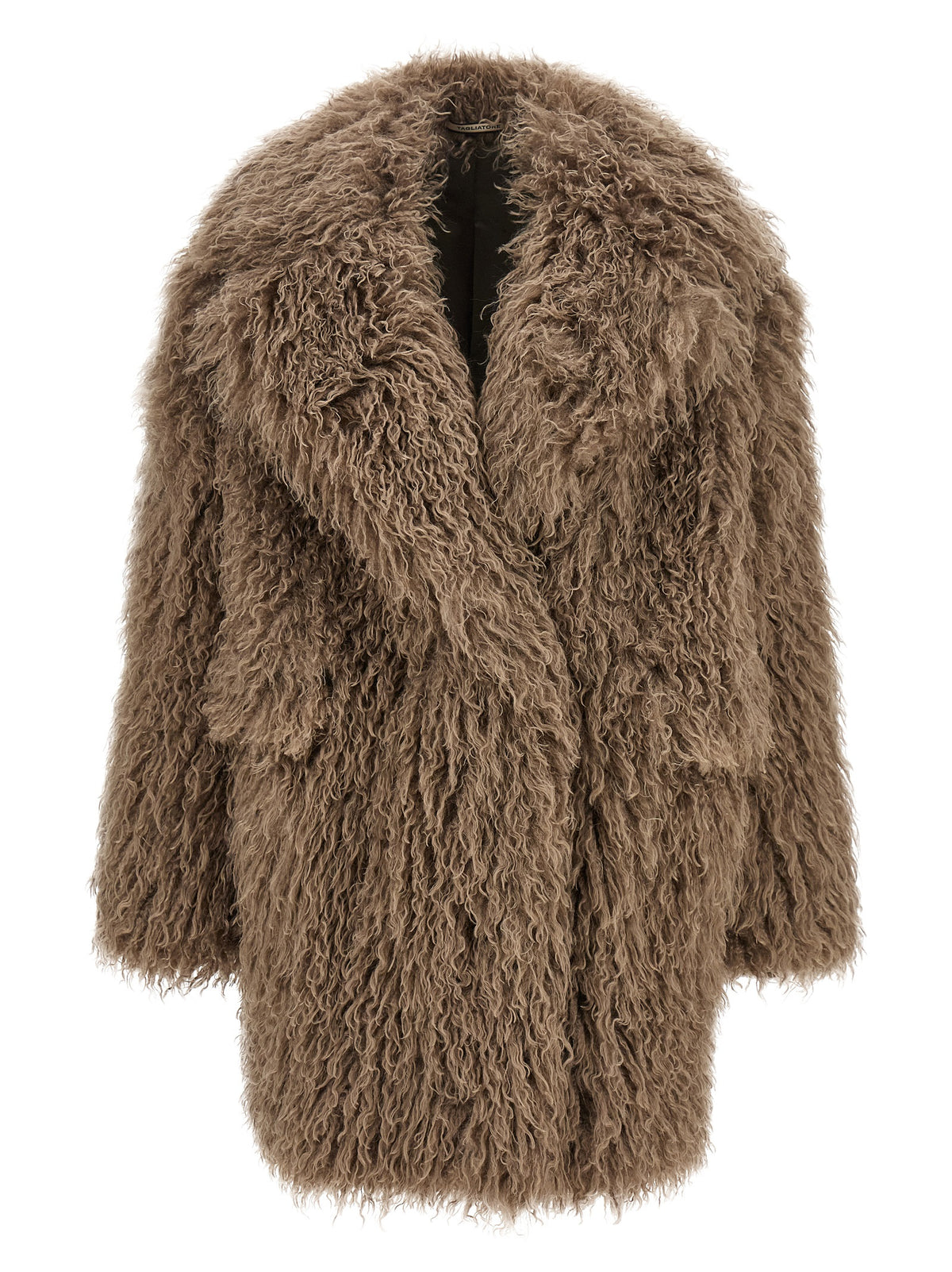 Tagliatore Gray Polyester Coat for Women