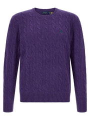 Polo Ralph Lauren Purple Wool Cardigan