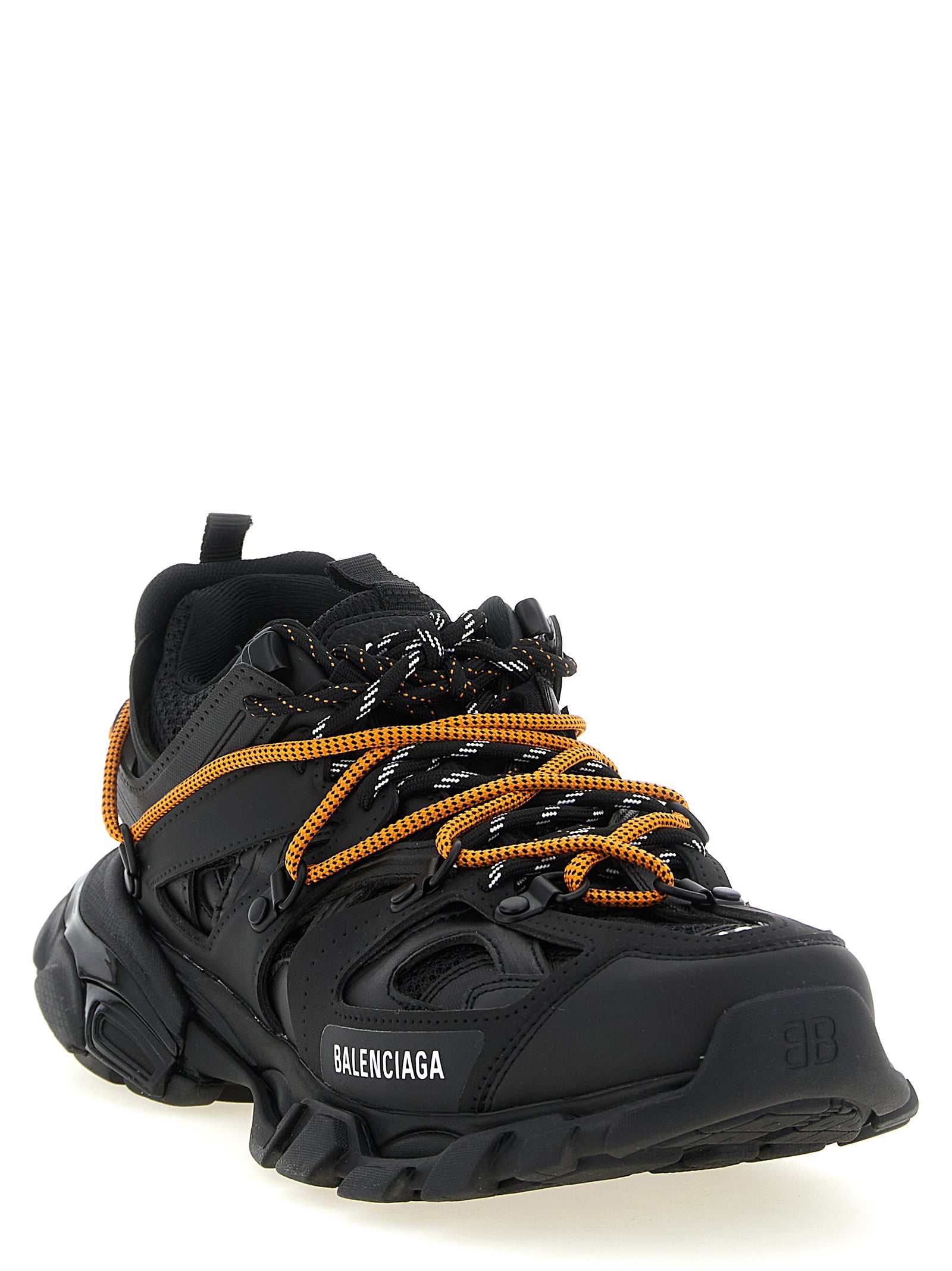 Balenciaga Black Polyethylene Athletic Sneakers for Men