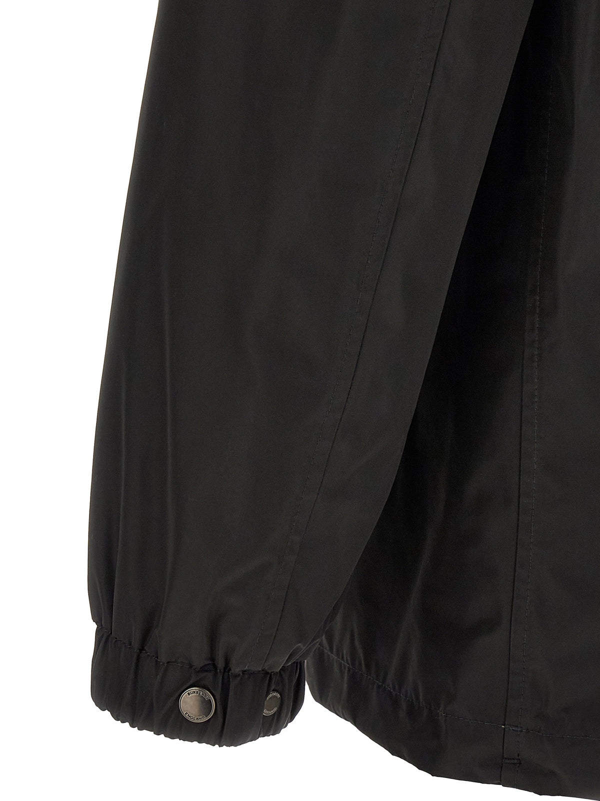 Burberry Black Polyester Coat for Men