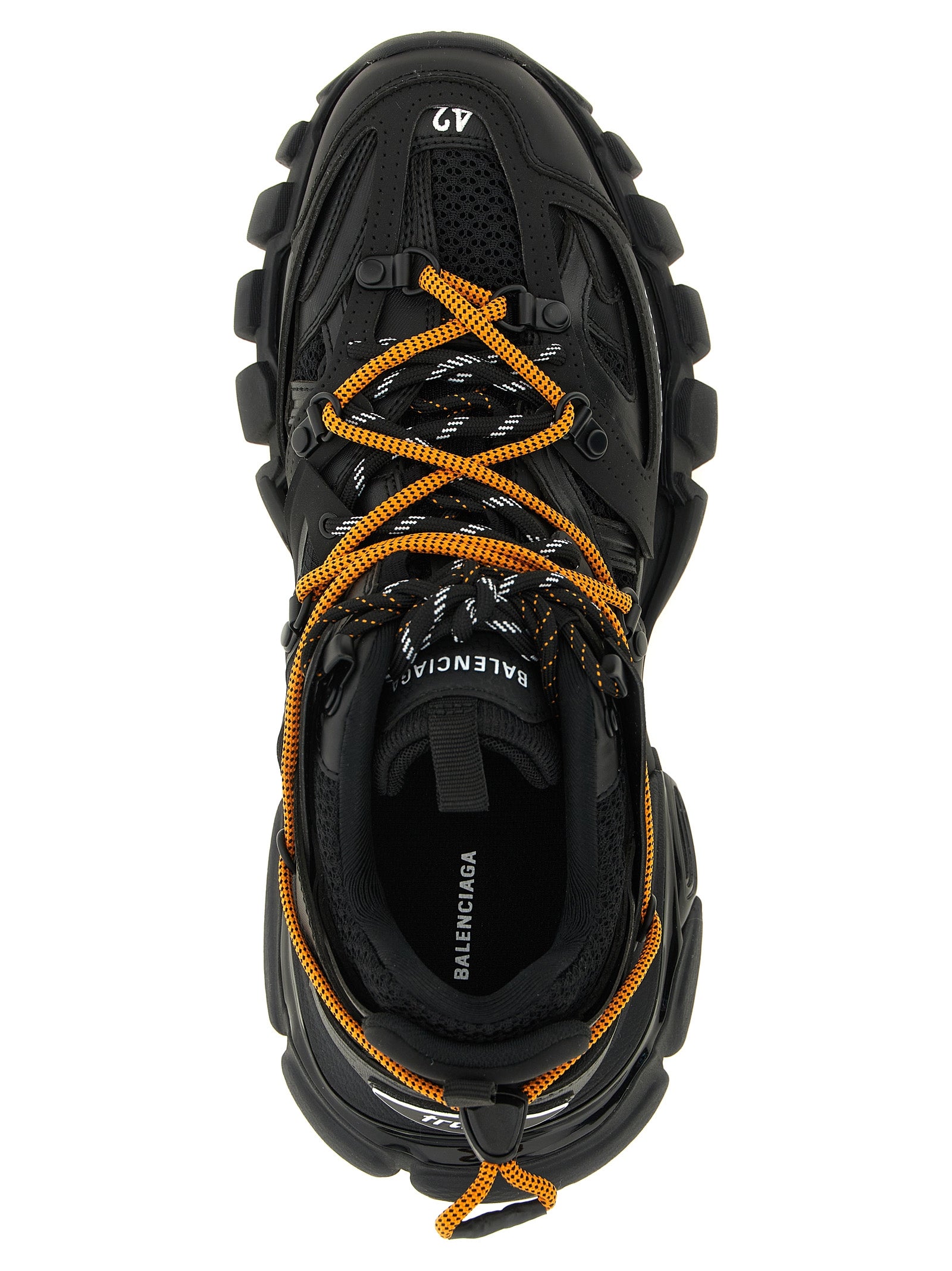 Balenciaga Black Polyethylene Athletic Sneakers for Men