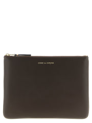 Comme Des Garçons Brown Cowhide Cardholder