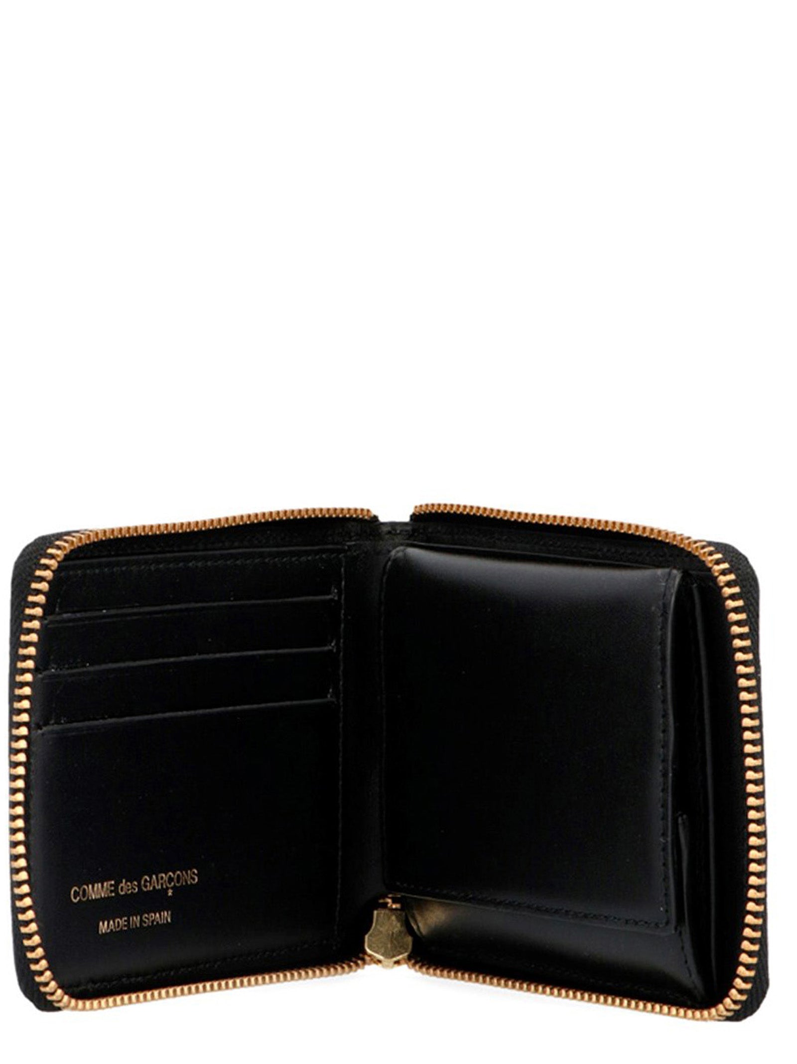 Comme des Garçons Black Calfskin Cardholder for Women