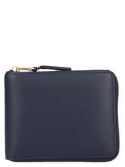 Comme Des Garçons Blue Calfskin Wallet