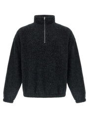 Jil Sander Gray Wool Sweatshirt
