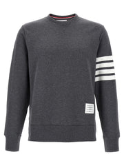 Thom Browne Gray Cotton Sweatshirt