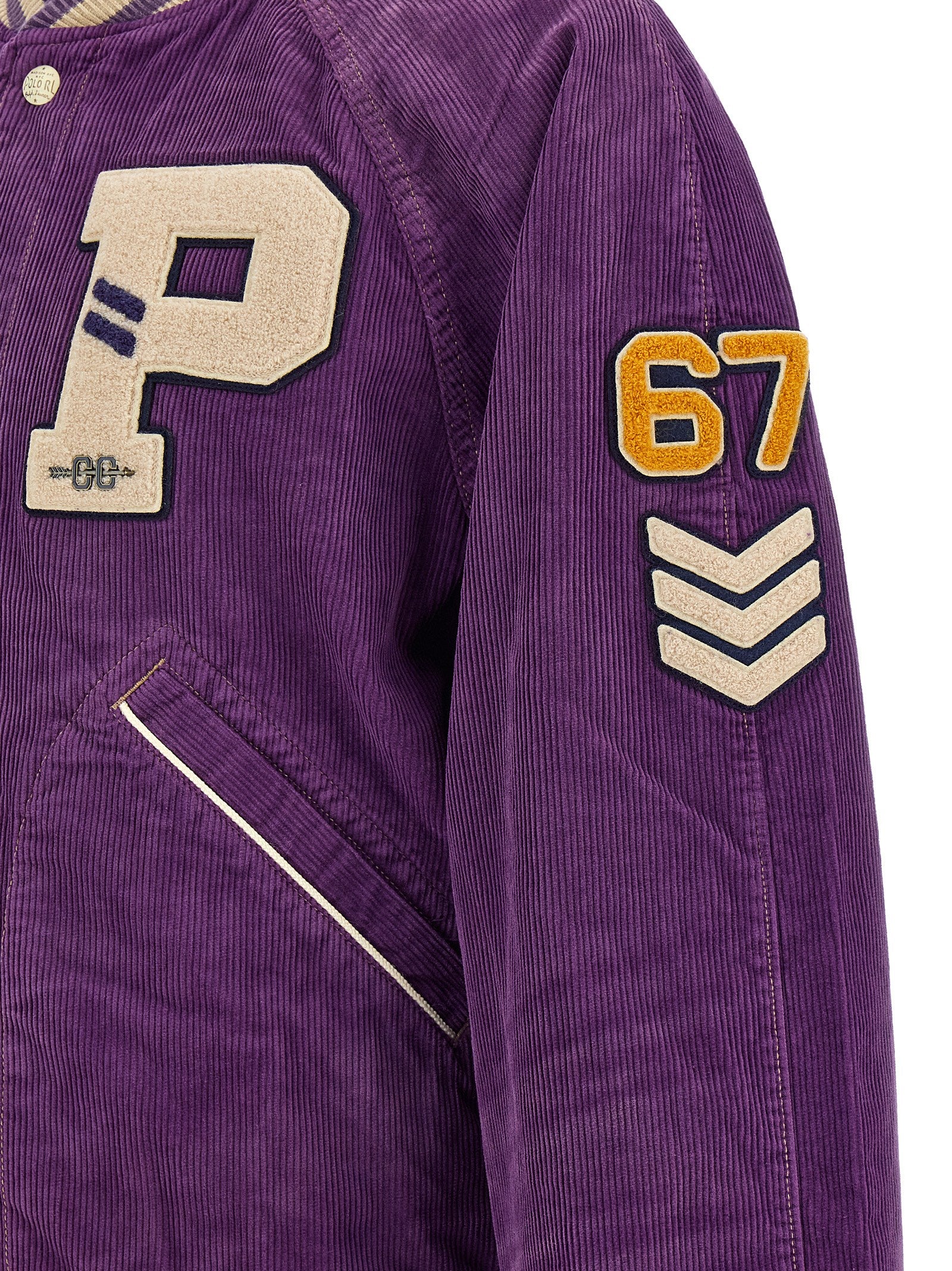 Polo Ralph Lauren Purple Cotton Bomber