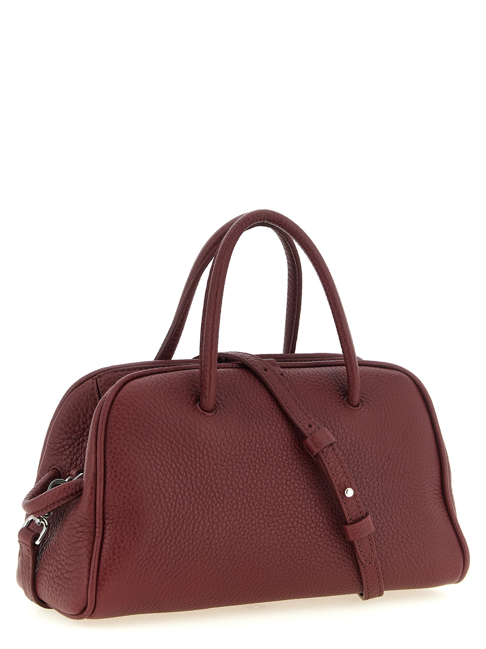 Jacquemus Bordeaux Calfskin Handbag for Women