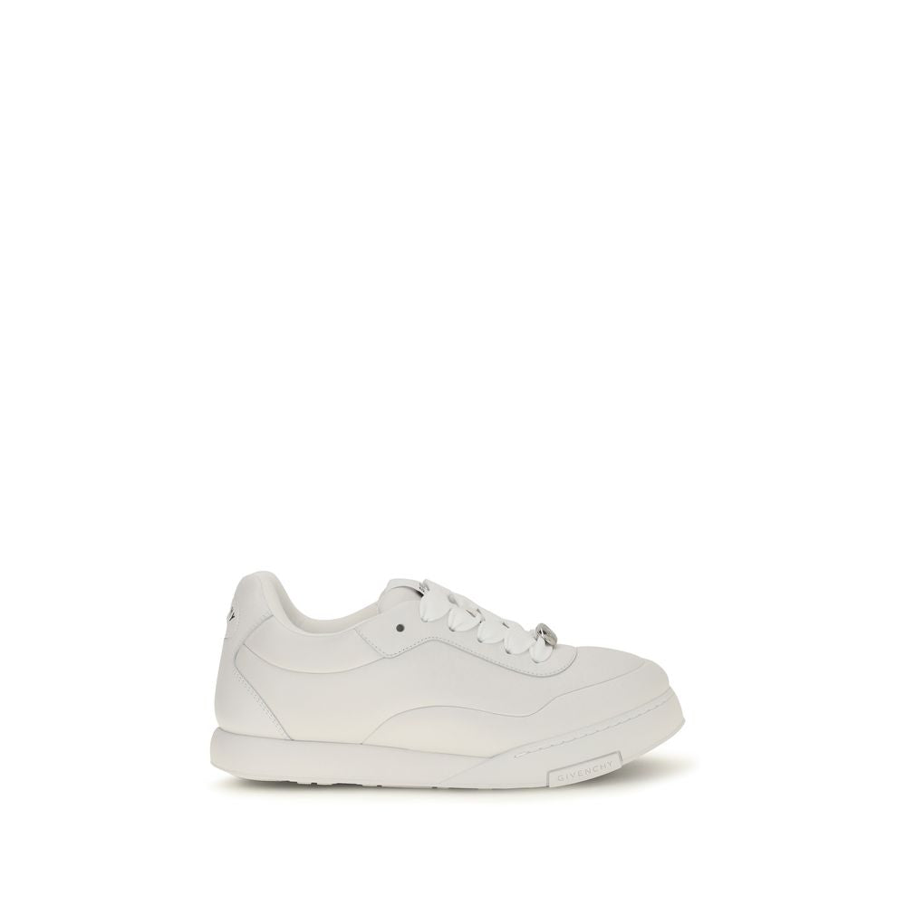 Givenchy White Calf Leather Bos Taurus Sneakers for Men