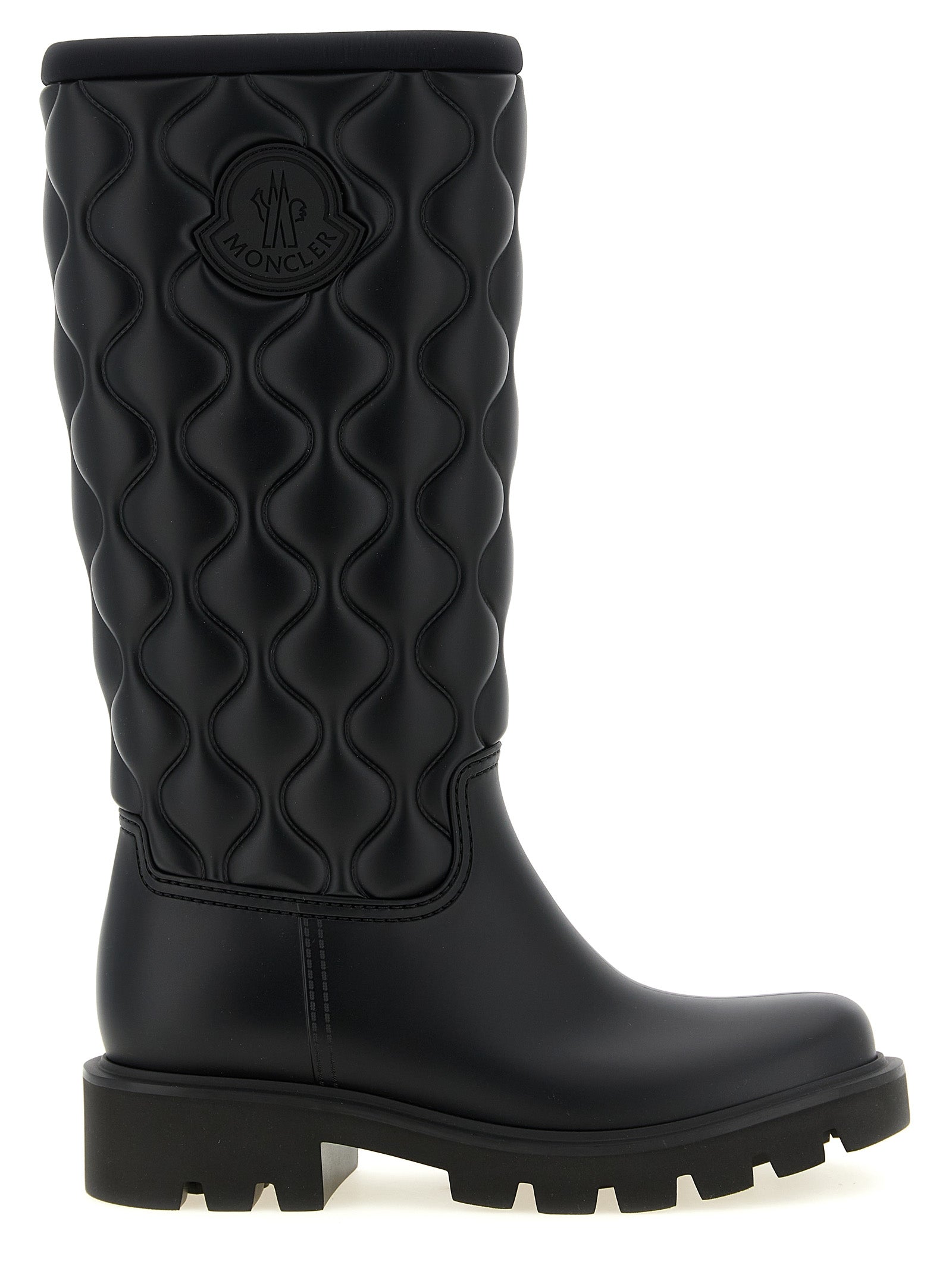 Moncler Black PVC Over The Knee for Women