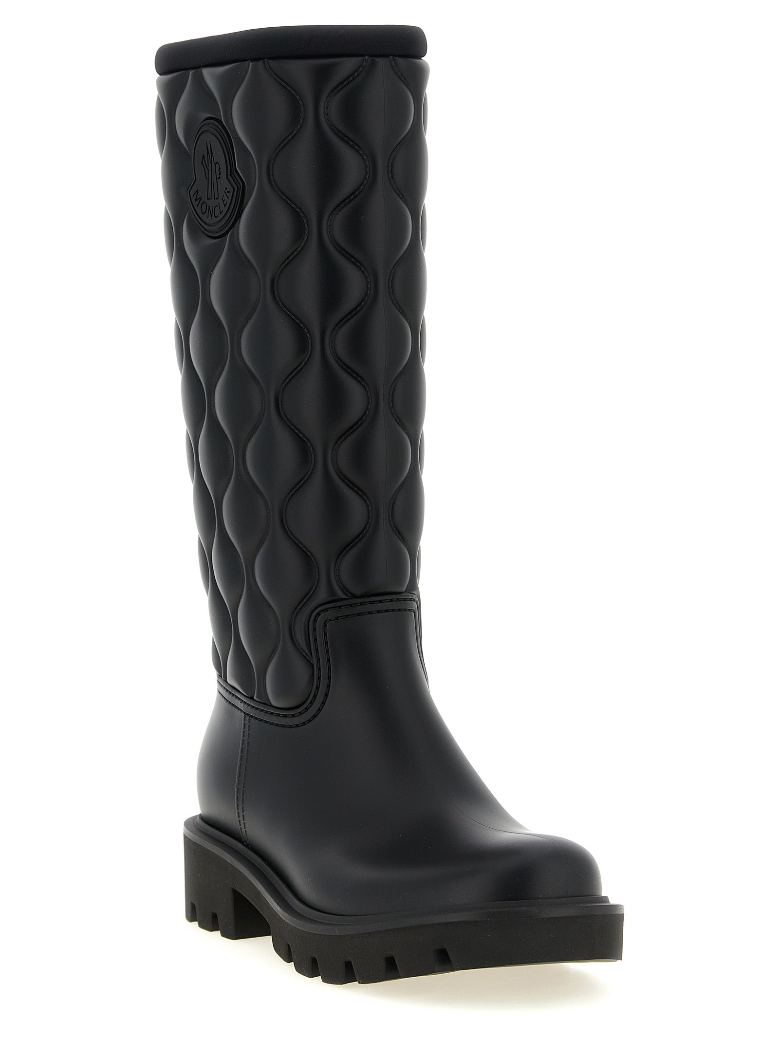 Moncler Black PVC Over The Knee for Women