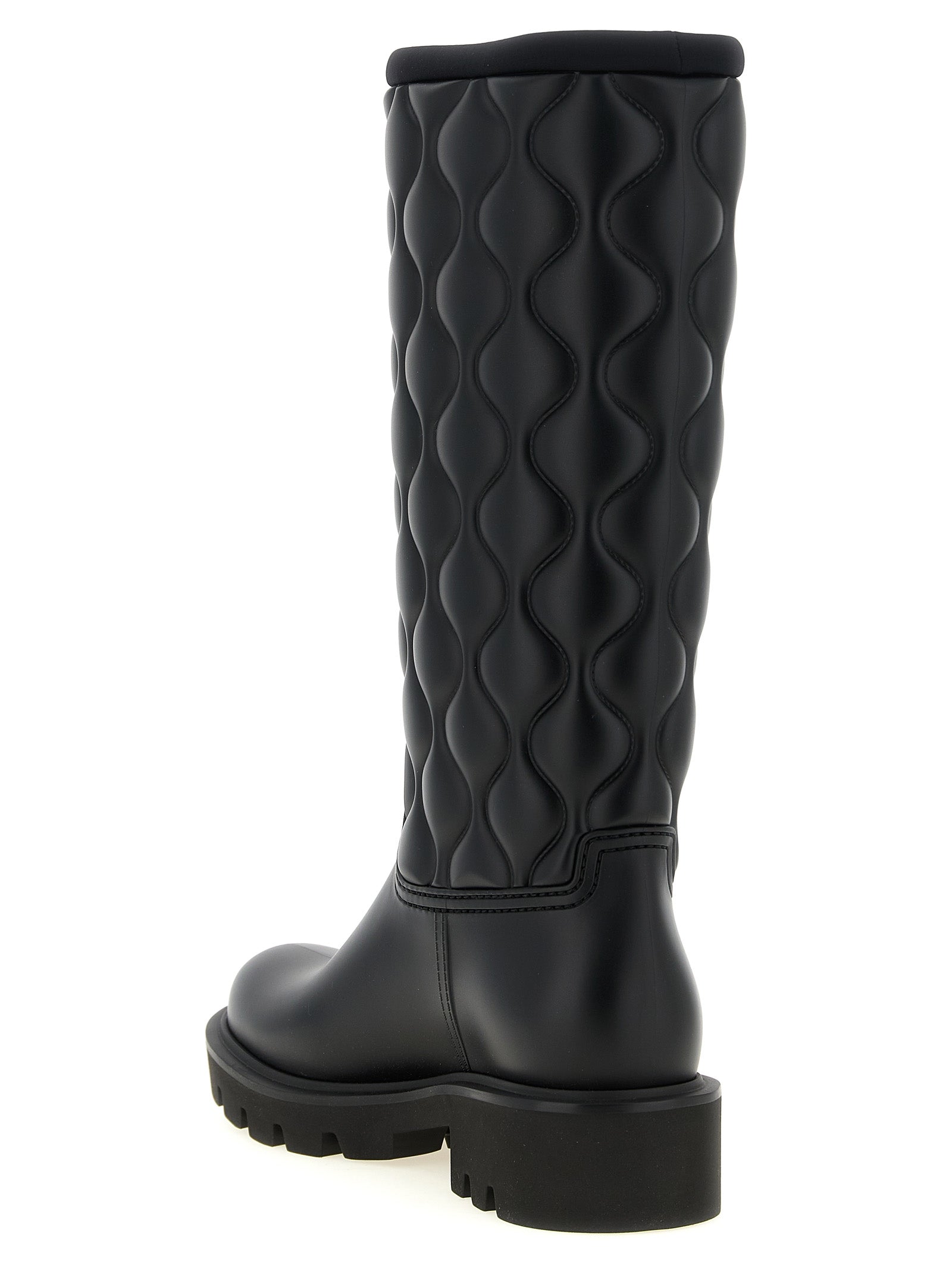 Moncler Black PVC Over The Knee for Women