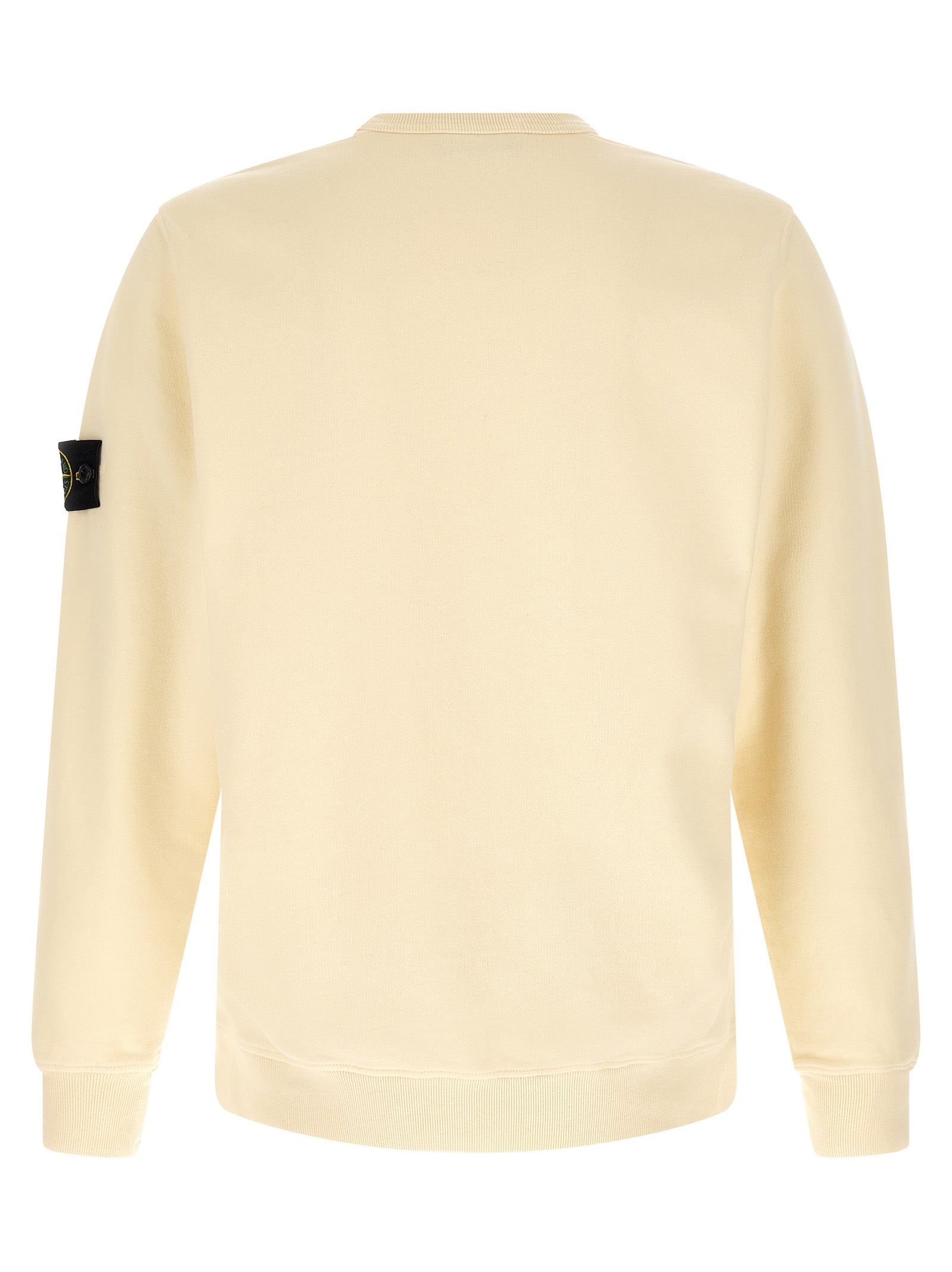 Stone Island White Cotton Sweatshirt for Men