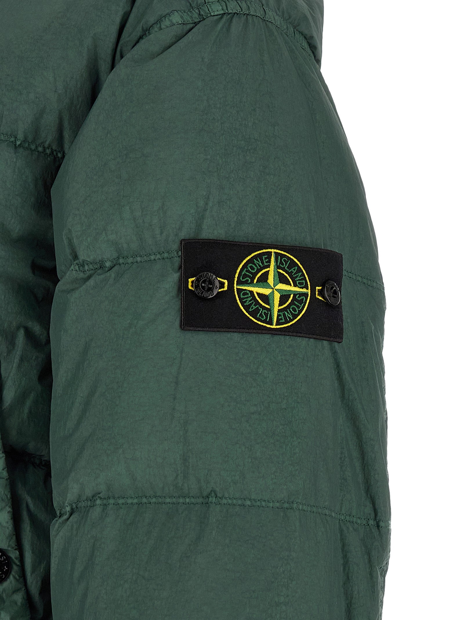 Stone Island Bicolor Polyamide Full-Length Jacket for Men