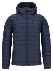 PATAGONIA Blue Nylon Full-Length Jacket