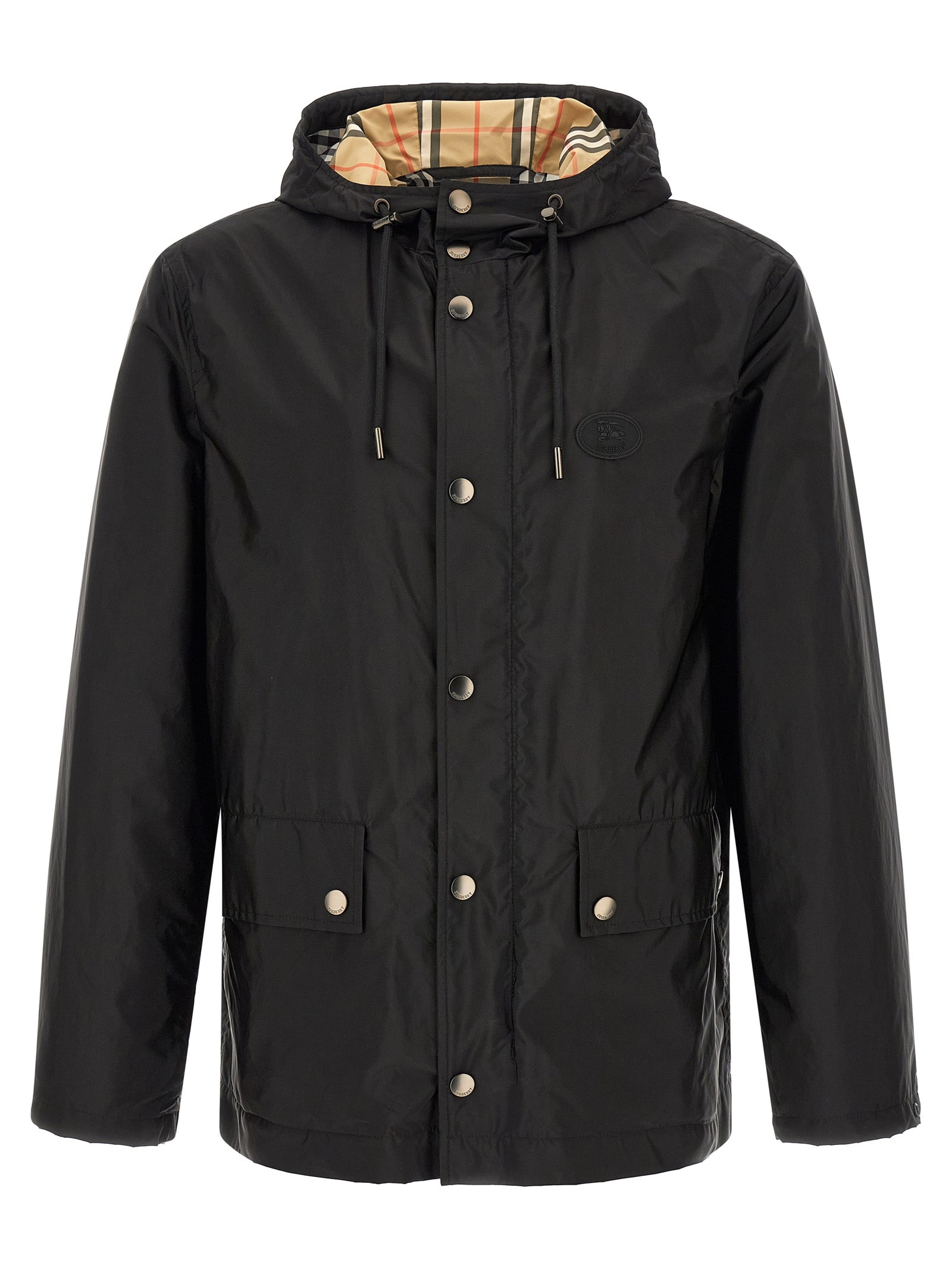Burberry Black Polyamide Shell Jacket for Men