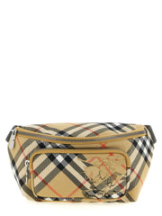 Burberry Beige Polyester Crossbody Bag for Men
