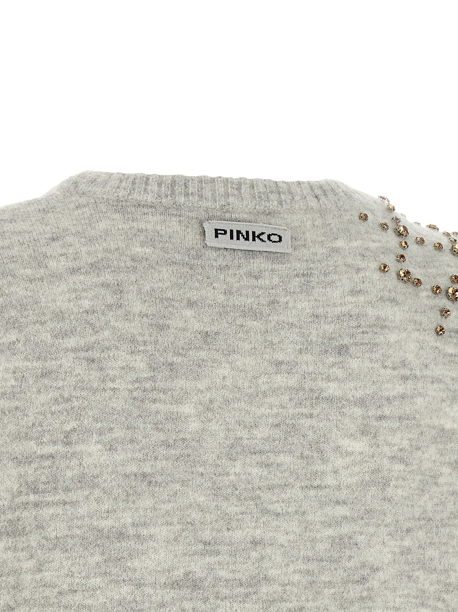 PINKO Gray Wool Cardigan for Women