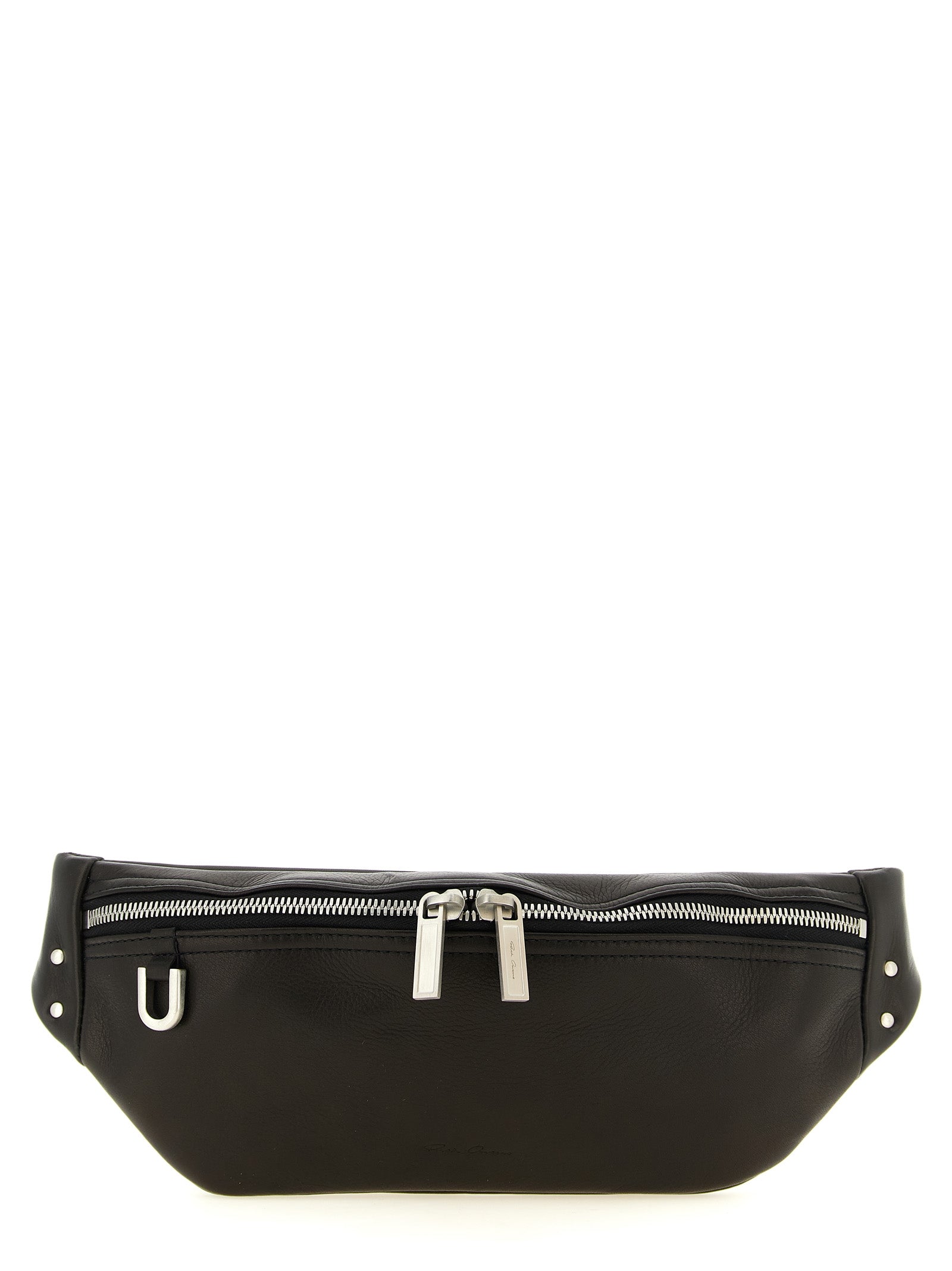 Rick Owens Black Calfskin Crossbody Bag for Women