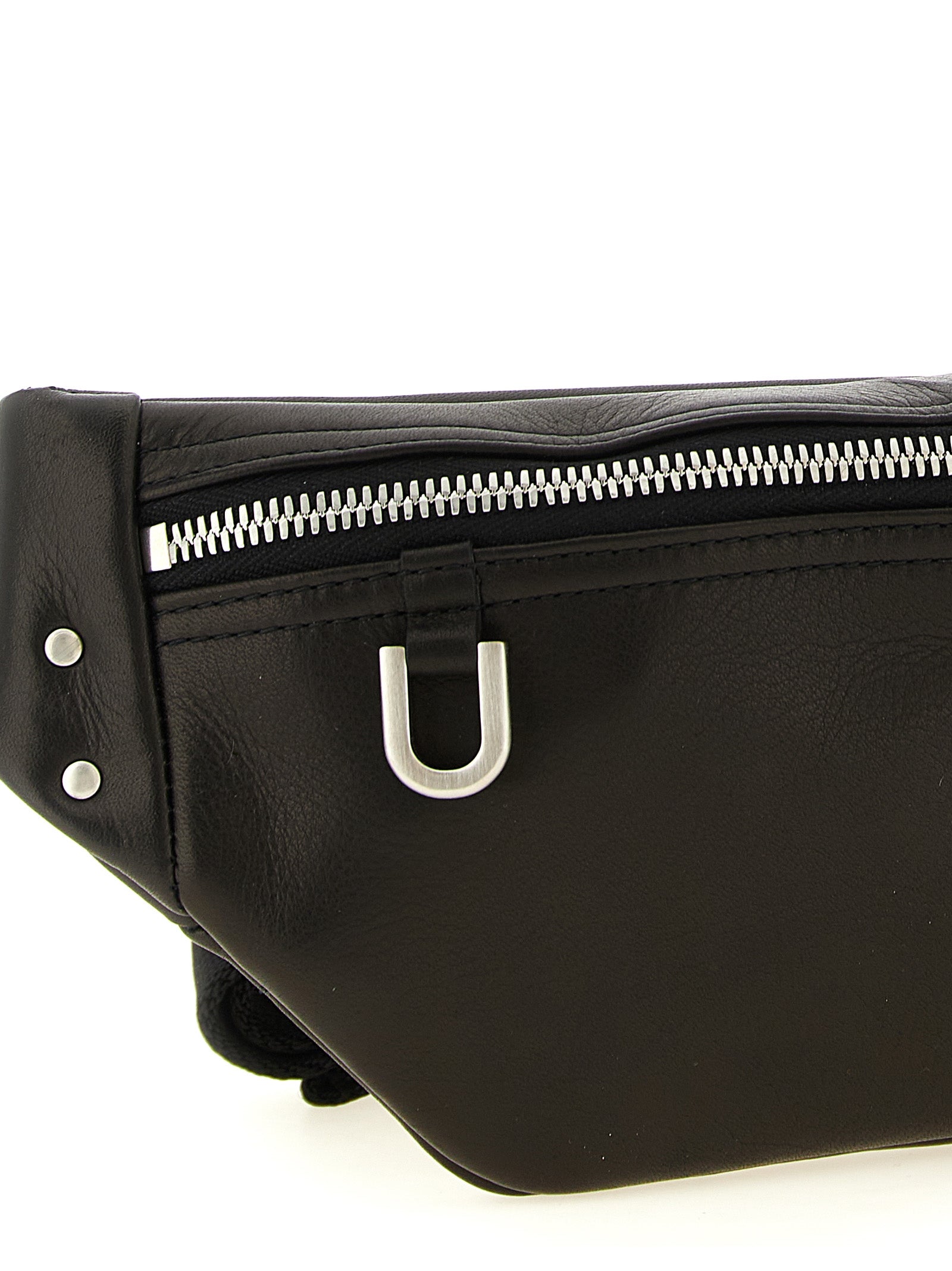 Rick Owens Black Calfskin Crossbody Bag for Women