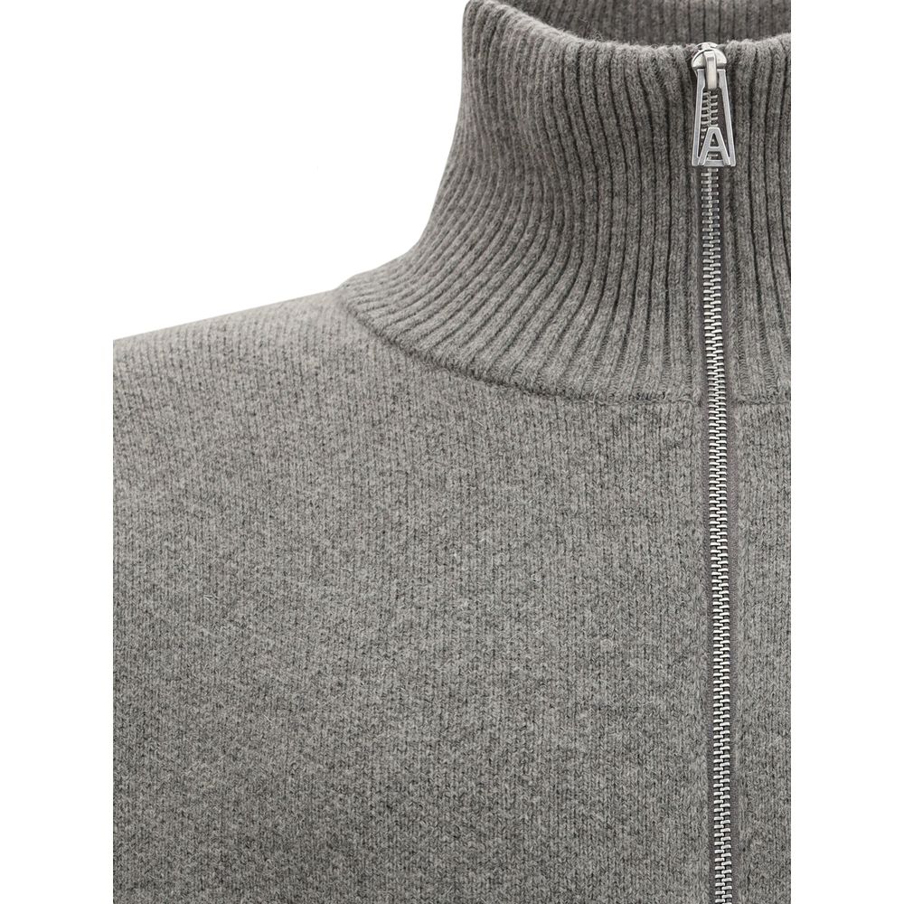 Axel Arigato Gray Wool Oves Aries Cardigan
