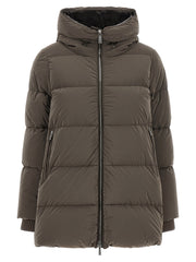 MooRER Brown Wool Full-Length Jacket