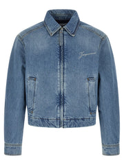 Jacquemus Blue Cotton Denim Jacket for Men