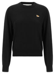 Maison Kitsuné Black Wool Cardigan