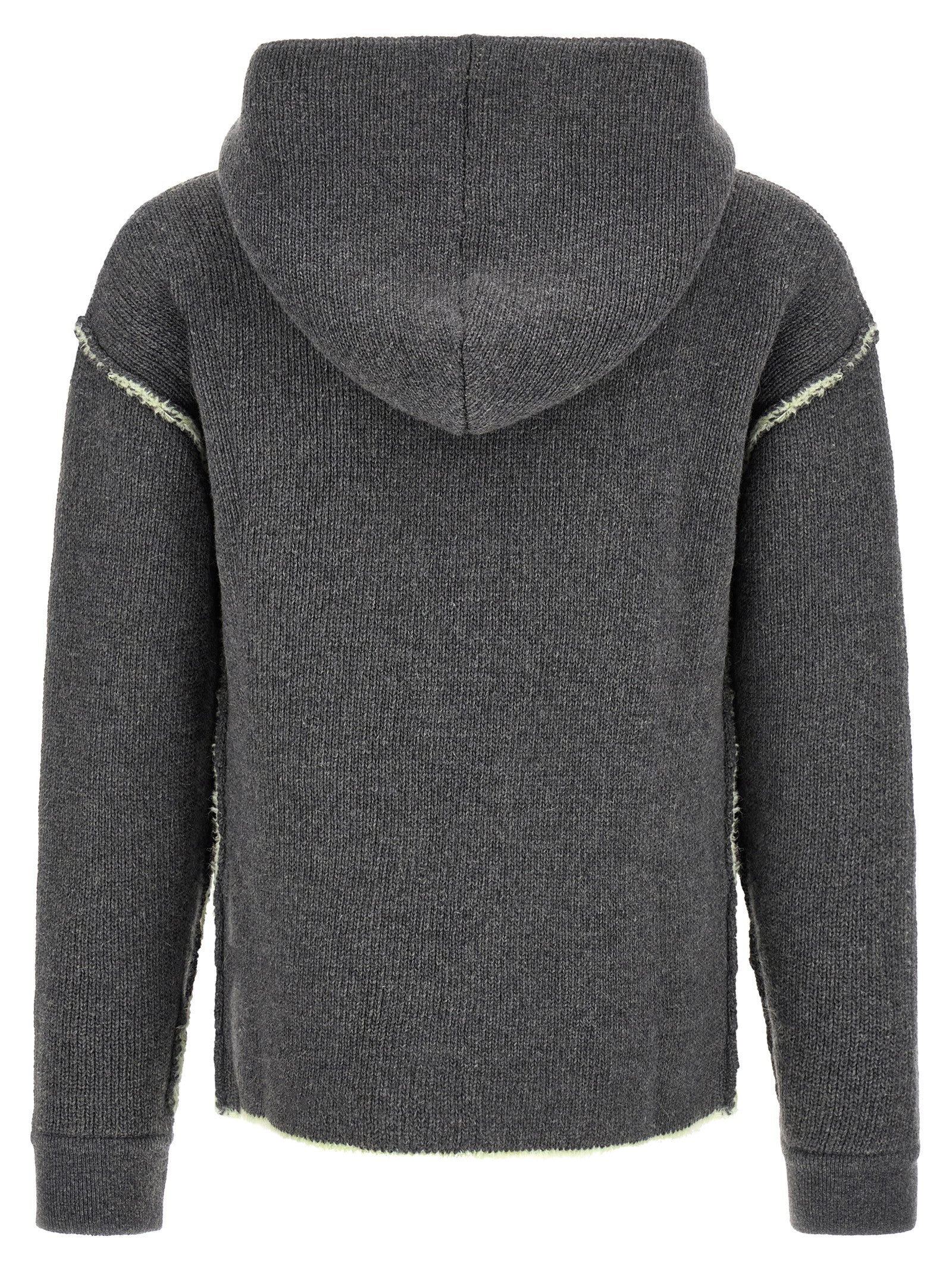Diesel Gray Wool Sweatshirt for Men