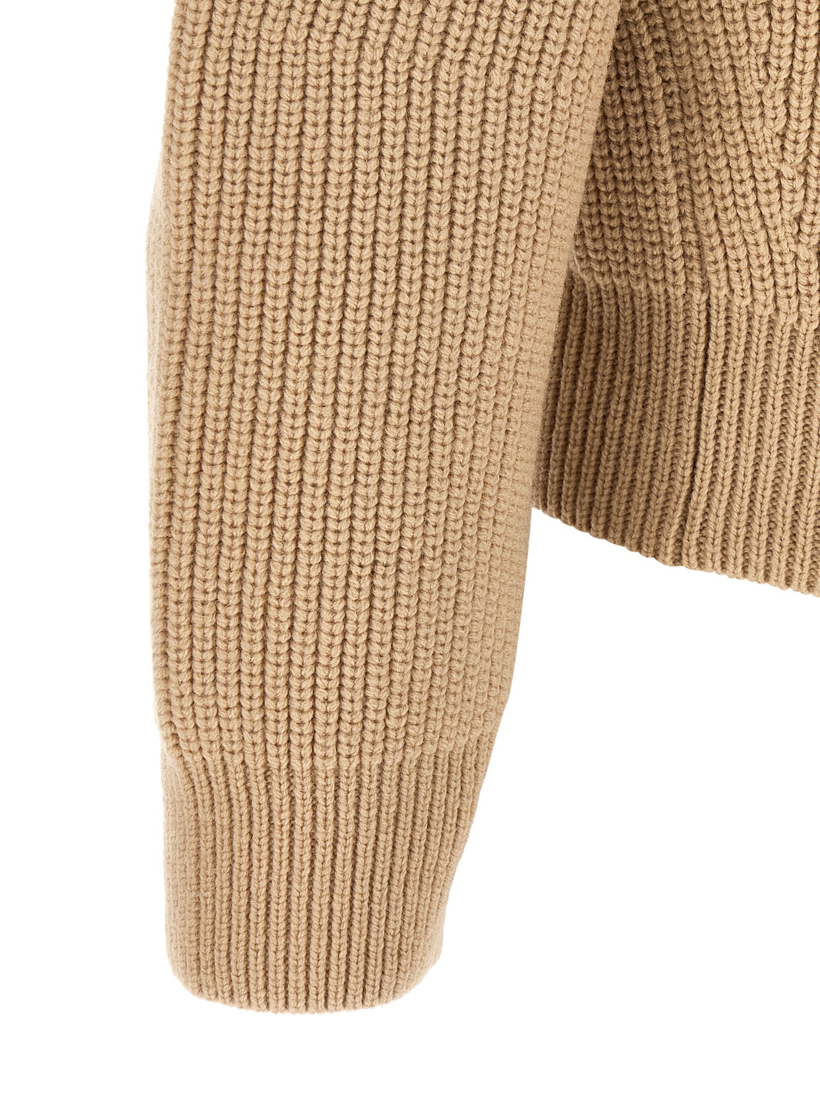 Dries Van Noten Beige Wool Cardigan for Men