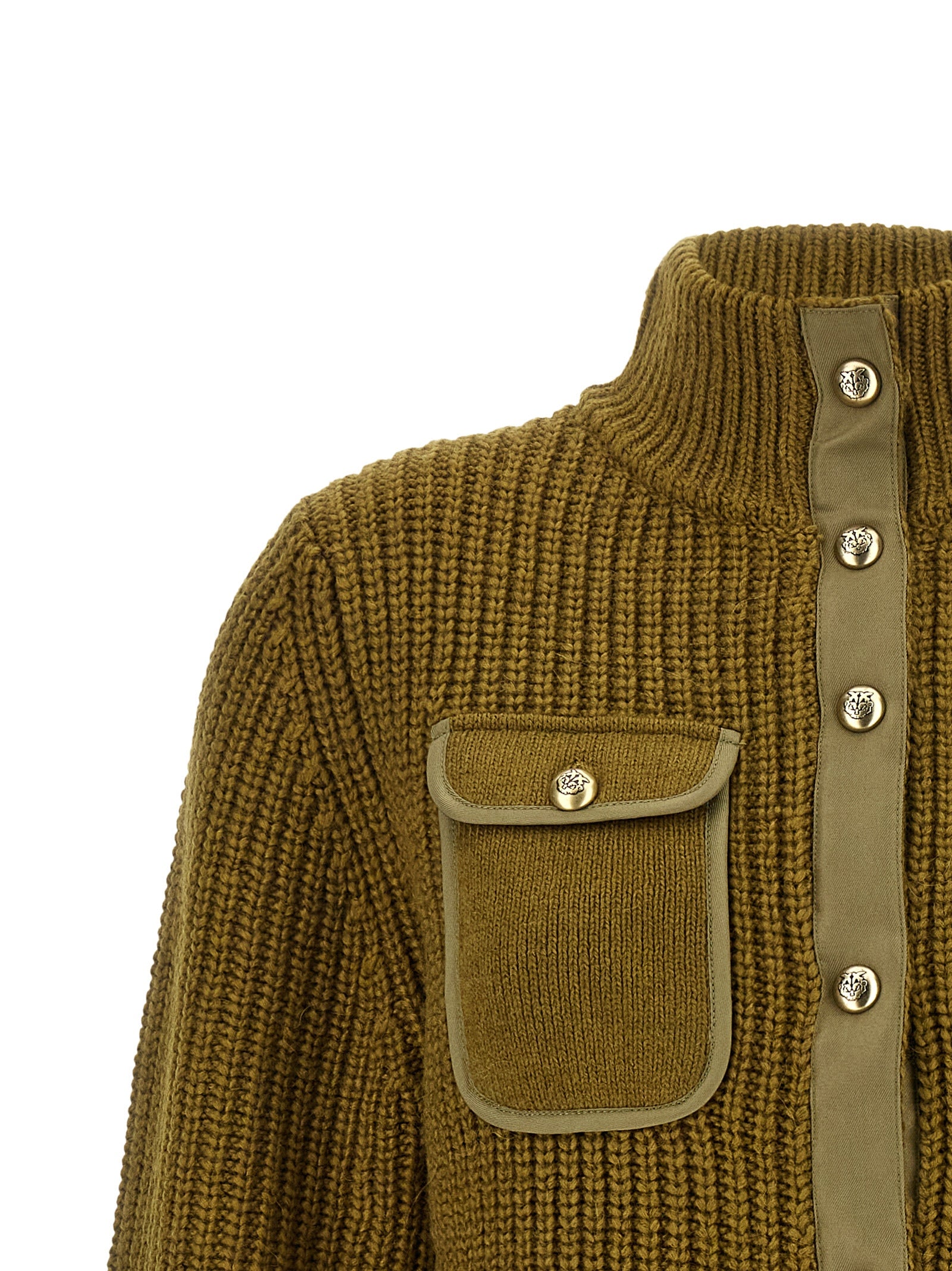 PINKO Bicolor Polyester Cardigan for Women