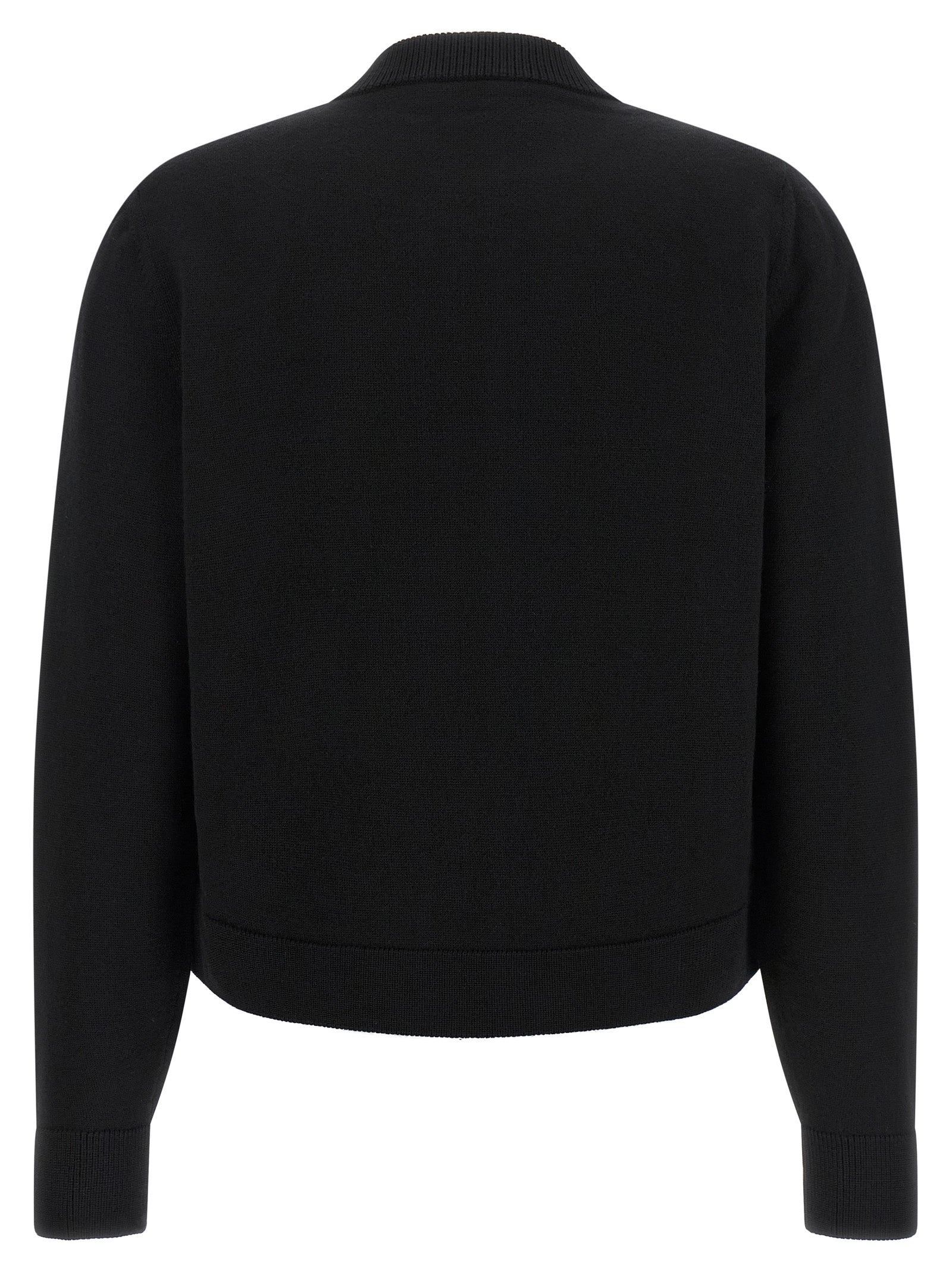 Moncler Black Polyester Cardigan for Women