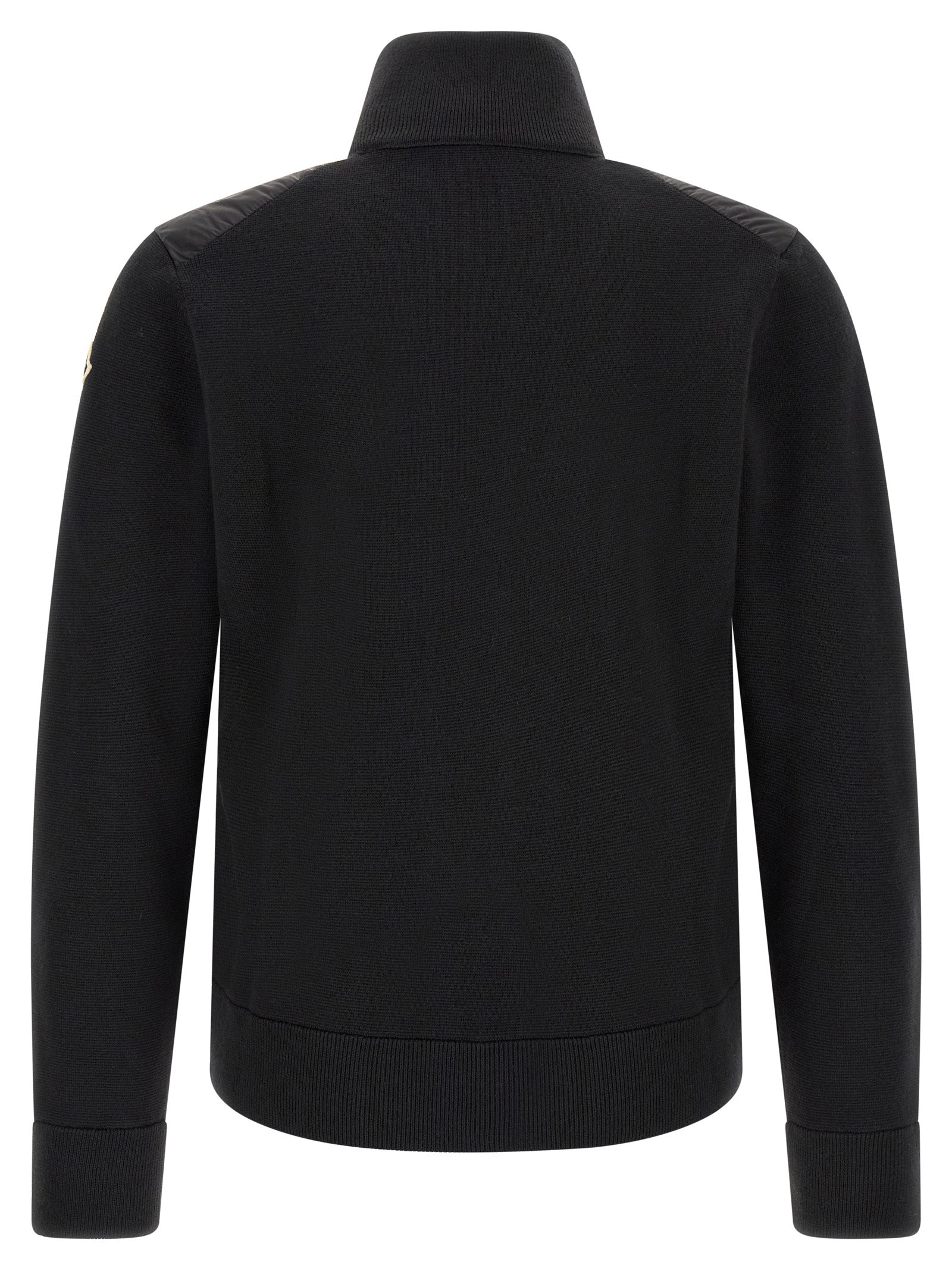 Moncler Black Polyamide Cardigan for Men
