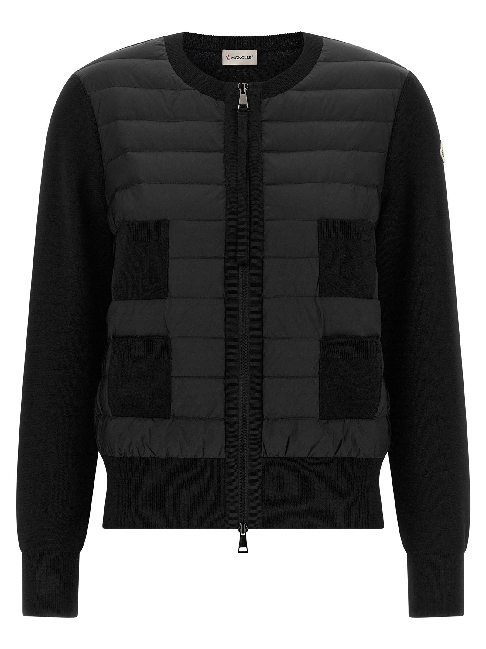 Moncler Black Polyamide Cardigan for Women
