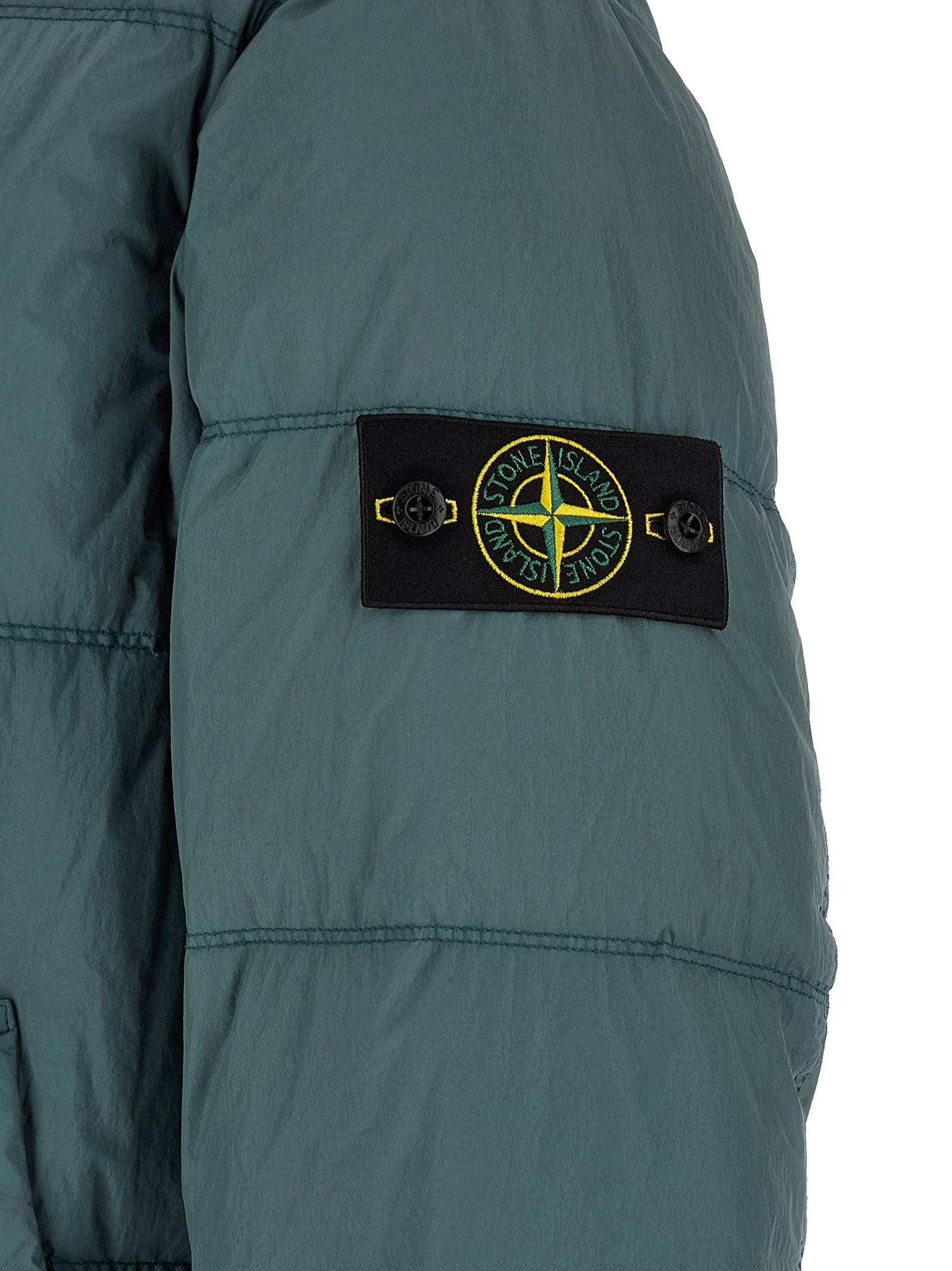 Stone Island Bicolor Polyamide Full-Length Jacket for Men