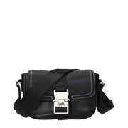 Karl Lagerfeld Black Leather Crossbody Bag for Women