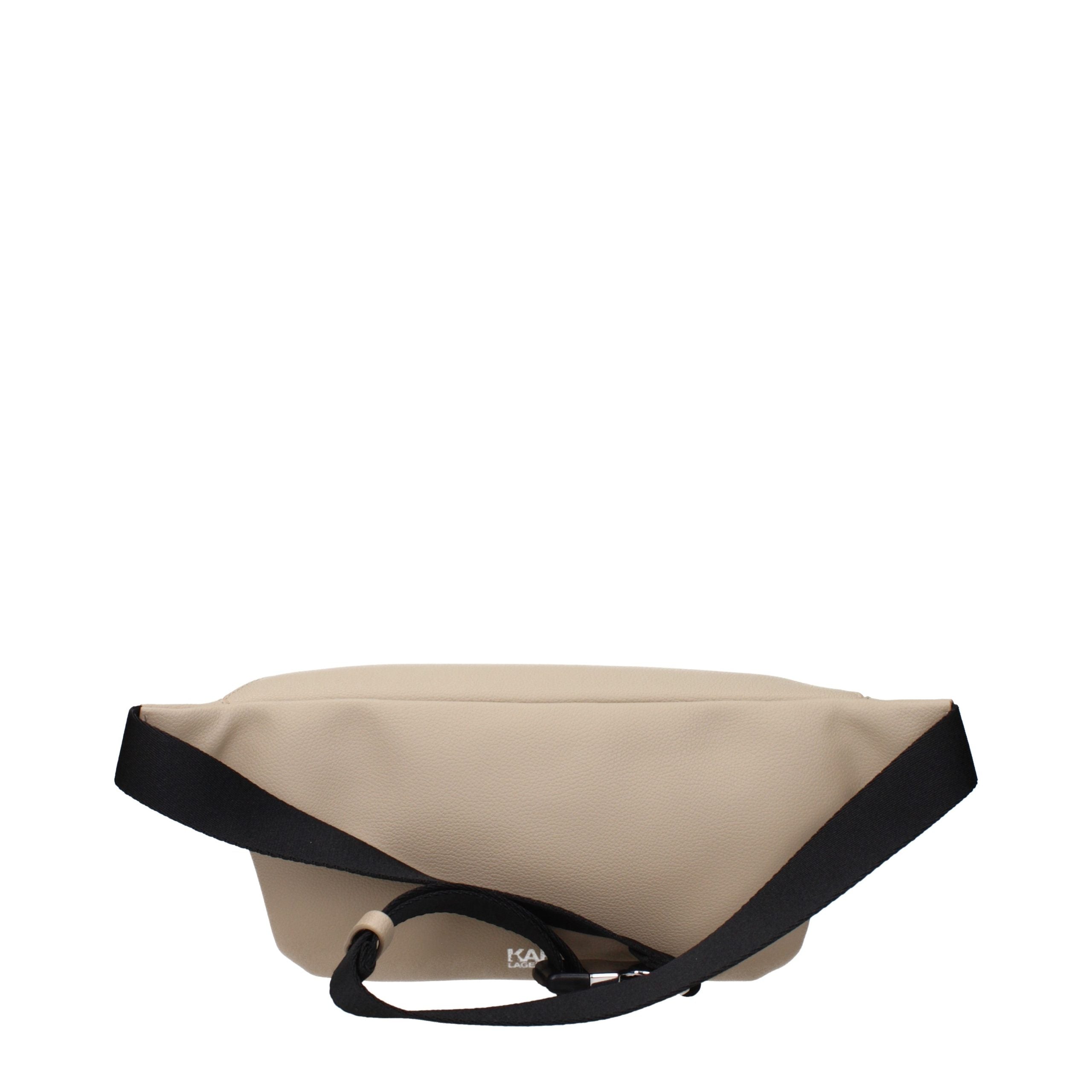 Karl Lagerfeld Beige Leather Backpack for Women